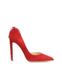 Красные замшевые туфли от Chloe Gosselin
