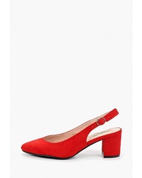 Красные замшевые туфли от Clowse