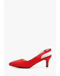 Красные замшевые туфли от Clowse