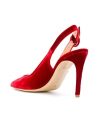 Красные замшевые туфли от Rupert Sanderson