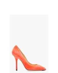 Красные замшевые туфли от Dolce And Gabbana