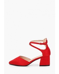 Красные замшевые туфли от Fersini