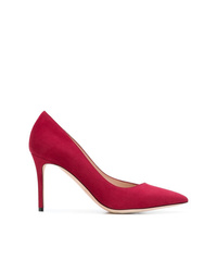 Красные замшевые туфли от Giorgio Armani
