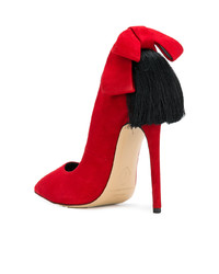 Красные замшевые туфли от Aleksander Siradekian