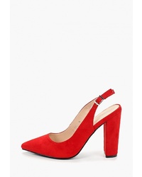 Красные замшевые туфли от Ideal Shoes