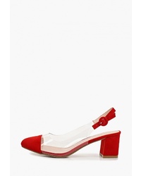 Красные замшевые туфли от Ideal Shoes