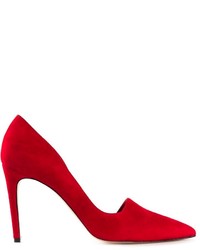 Красные замшевые туфли от Jean-Michel Cazabat