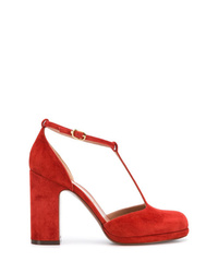 Красные замшевые туфли от L'Autre Chose