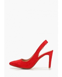 Красные замшевые туфли от La Bottine Souriante