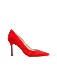 Красные замшевые туфли от Marc Ellis