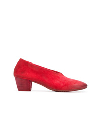 Красные замшевые туфли от Marsèll