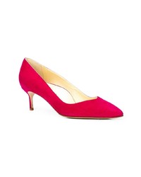 Красные замшевые туфли от Sarah Flint