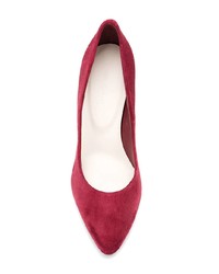 Красные замшевые туфли от Del Carlo