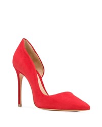 Красные замшевые туфли от Schutz