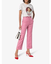 Красные замшевые туфли от Jennifer Chamandi