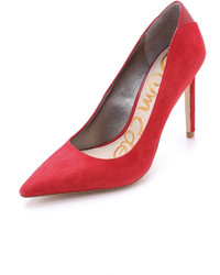 Красные замшевые туфли от Sam Edelman