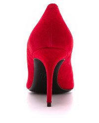 Красные замшевые туфли от Giuseppe Zanotti