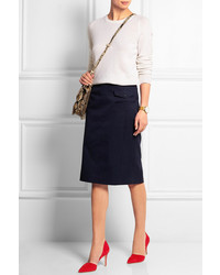 Красные замшевые туфли от Gianvito Rossi