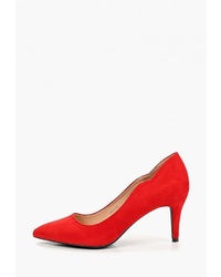 Красные замшевые туфли от Super Mode