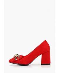Красные замшевые туфли от Sweet Shoes