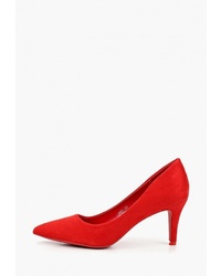 Красные замшевые туфли от Sweet Shoes