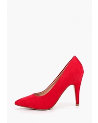 Красные замшевые туфли от T.Taccardi
