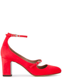 Красные замшевые туфли от Tabitha Simmons