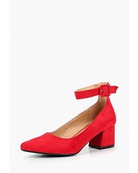 Красные замшевые туфли от Tulipano