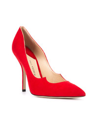 Красные замшевые туфли от Paul Andrew