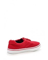 Женские красные кеды от Alex Silva