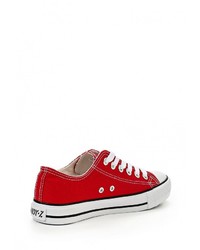 Женские красные кеды от Andy-z