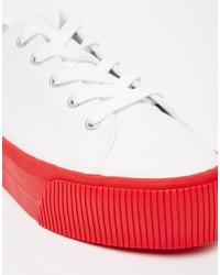 Женские красные кеды от Asos