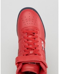 Женские красные кеды от Fila