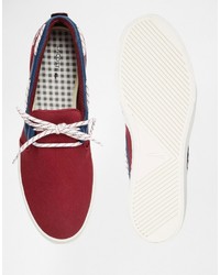 Мужские красные кеды от Lacoste