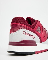 Мужские красные кеды от Saucony