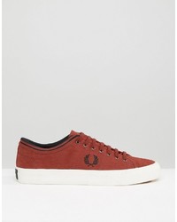 Мужские красные кеды от Fred Perry