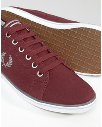 Мужские красные кеды от Fred Perry
