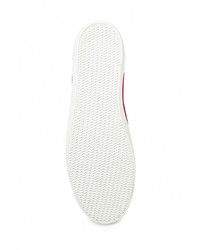 Женские красные кеды от Lacoste