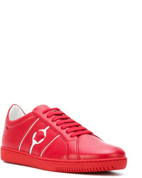 Мужские красные кеды от Versace