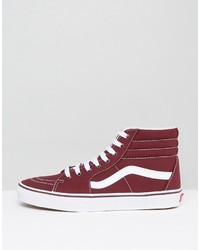 Мужские красные кеды от Vans