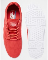 Мужские красные кеды от Vans