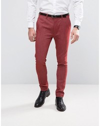 Мужские красные классические брюки от Asos