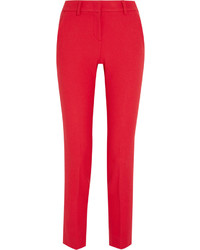 Женские красные классические брюки от DKNY