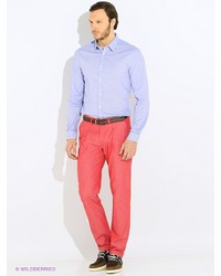 Мужские красные классические брюки от Donatto