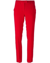 Женские красные классические брюки от Dondup