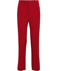 Женские красные классические брюки от Gucci