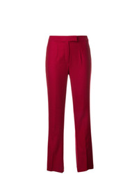 Женские красные классические брюки от John Galliano Vintage