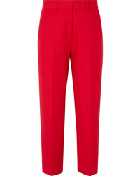 Женские красные классические брюки от Khaite