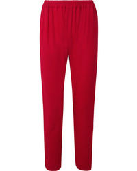 Женские красные классические брюки от Mansur Gavriel