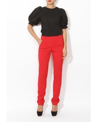 Женские красные классические брюки от Tutto Bene